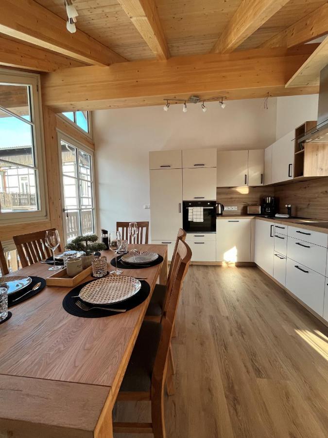 Ferienwohnung Blick Thyratal Obergeschoss Stolberg i. Harz 외부 사진